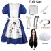 Madness Returns Alice Cosplay Costume Dress with Apron and Wig for Women - for just $22.95! 