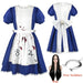 Madness Returns Alice Cosplay Costume Dress with Apron and Wig for Women - for just $22.95! 