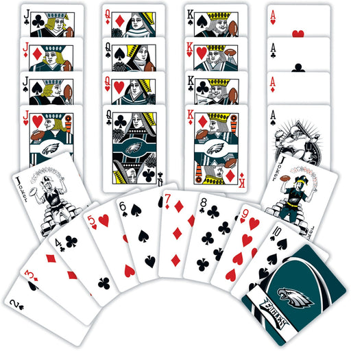 Philadelphia Eagles Playing Cards - 54 Card Deck - Premium Dice & Cards Sets - Just $6.99! Shop now at Retro Gaming of Denver