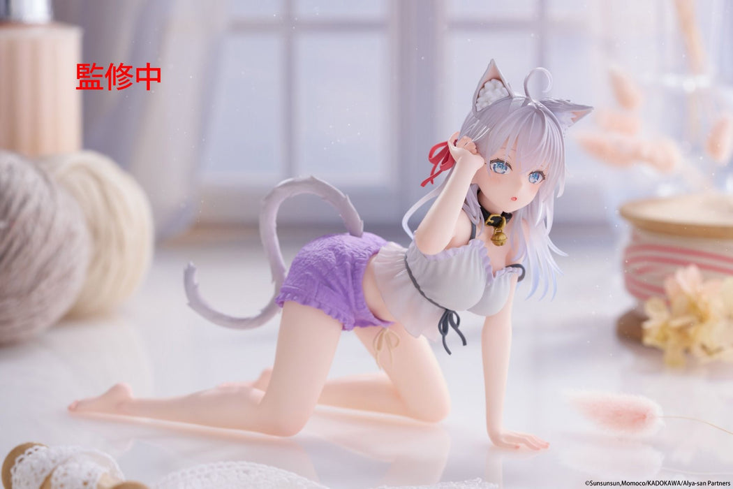 Alya Sometimes Hides Her Feelings in Russian Alya Cat Ear Roomwear Ver. Desktop Cute Figure - for just $29.99! 