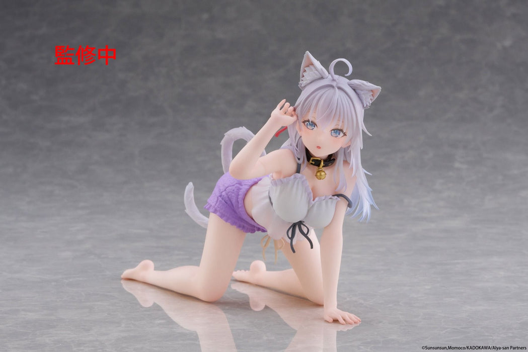 Alya Sometimes Hides Her Feelings in Russian Alya Cat Ear Roomwear Ver. Desktop Cute Figure - for just $29.99! 