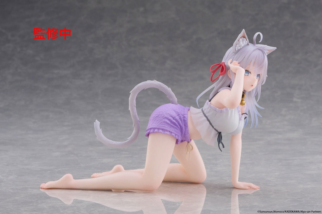 Alya Sometimes Hides Her Feelings in Russian Alya Cat Ear Roomwear Ver. Desktop Cute Figure - for just $29.99! 