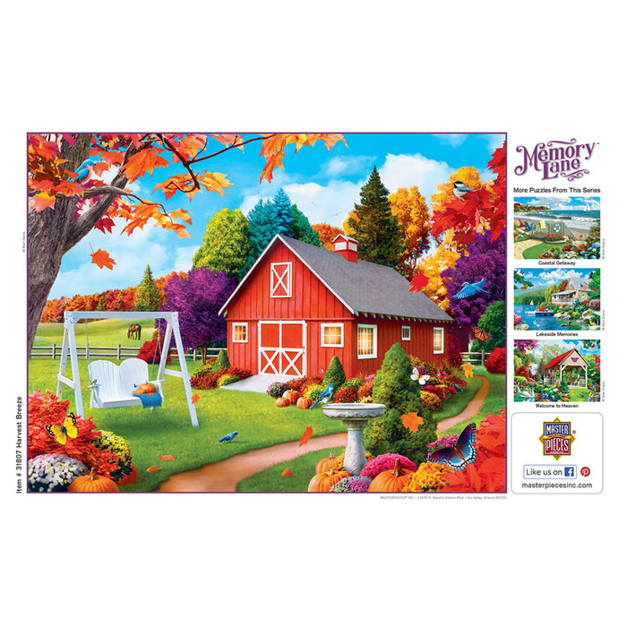 Memory Lane - Harvest Breeze 300 Piece EZ Grip Jigsaw Puzzle - Just $14.99! Shop now at Retro Gaming of Denver