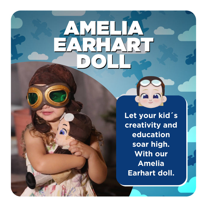 Amelia Earhart Adventure Plush Doll: Inspiring and Interactive - for just $19.99! 