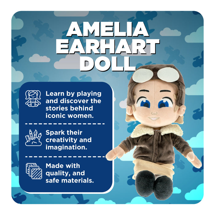Amelia Earhart Adventure Plush Doll: Inspiring and Interactive - for just $19.99! 