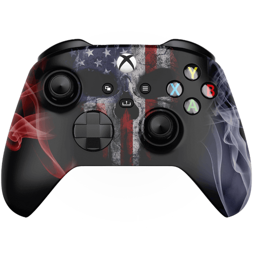 AMERICAN SKULL XBOX SERIES X CUSTOM MODDED CONTROLLER - Premium XBOX X READY TO GO EDITION - Just $109.99! Shop now at Retro Gaming of Denver