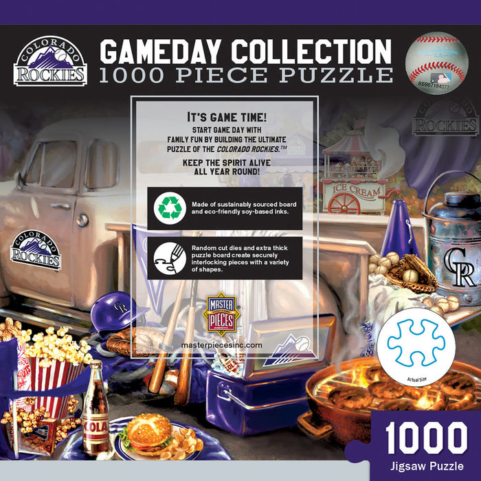 Colorado Rockies - Gameday 1000 Piece Jigsaw Puzzle - Just $19.99! Shop now at Retro Gaming of Denver