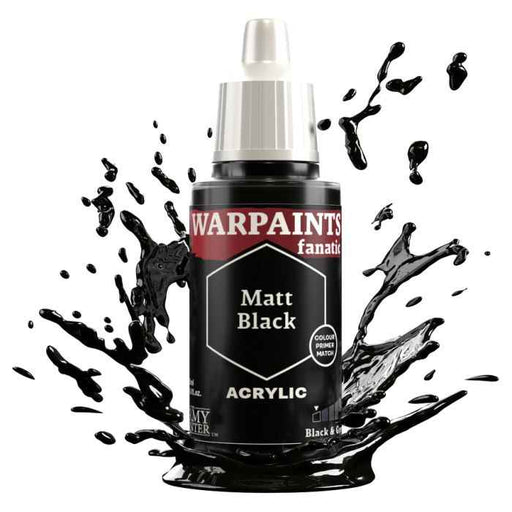 Warpaints Fanatic: Matt Black 18ml - for just $3.75! 