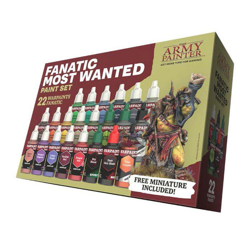 Army Painter Warpaints Fanatic: Most Wanted Paint Set - for just $99.99! 