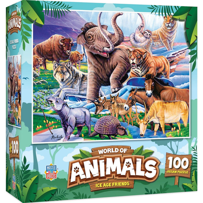 World of Animals - Ice Age Friends 100 Piece Jigsaw Puzzle - for just $7.99! 