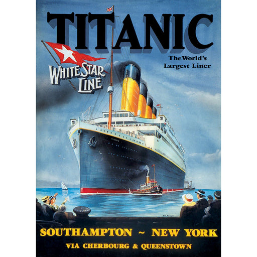 Titanic - White Star Line 1000 Piece Jigsaw Puzzle - Premium 1000 Piece - Just $16.99! Shop now at Retro Gaming of Denver