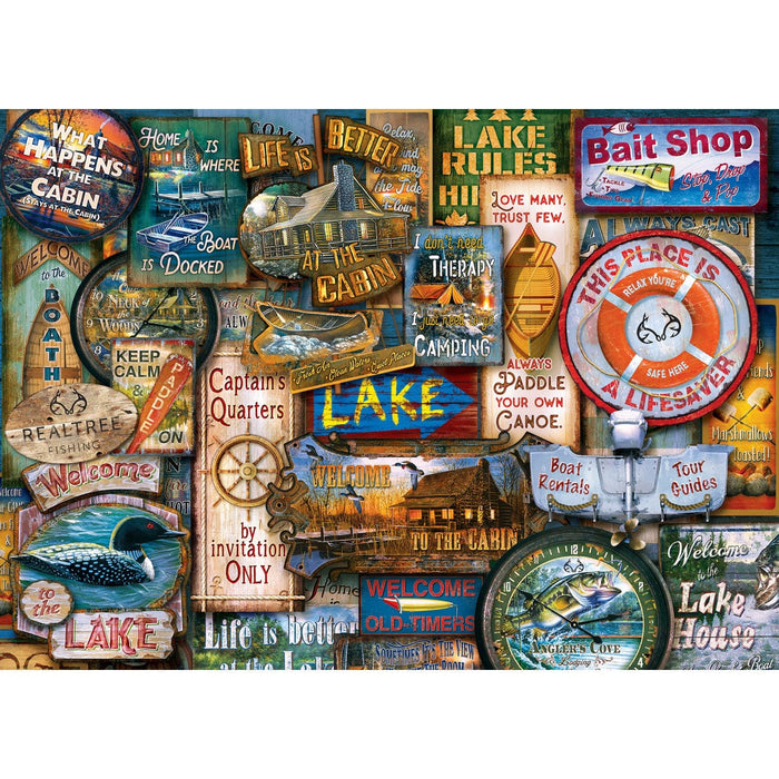 Realtree - Off to the Lakehouse 1000 Piece Jigsaw Puzzle - for just $16.99! 
