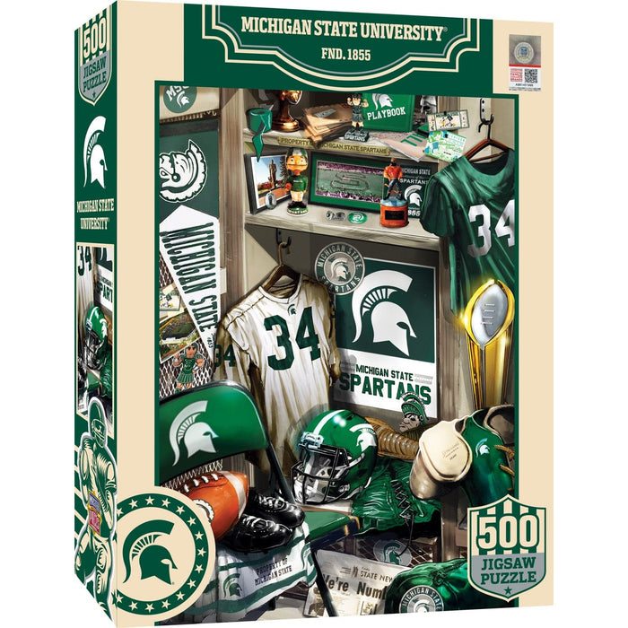 Michigan State Spartans - Locker Room 500 Piece Jigsaw Puzzle - for just $16.99! 