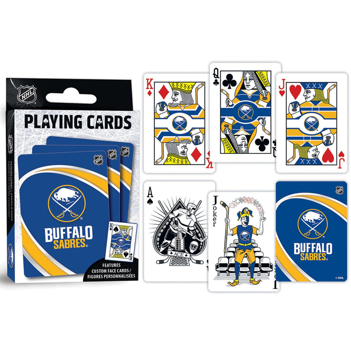 Buffalo Sabres Playing Cards - 54 Card Deck - Just $6.99! Shop now at Retro Gaming of Denver