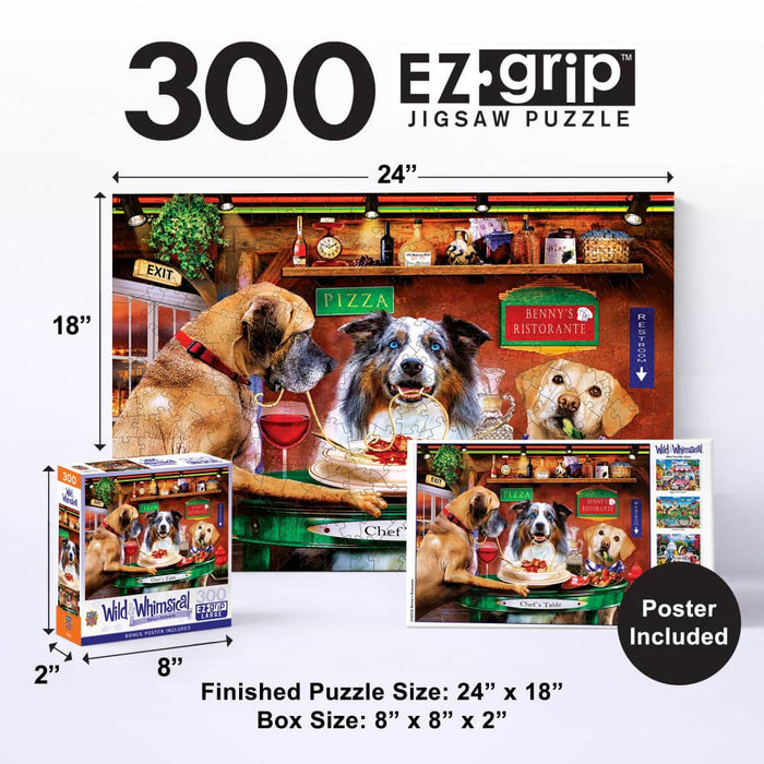 Wild & Whimsical - Benny's Ristorante 300 Piece EZ Grip Jigsaw Puzzle - for just $14.99! 