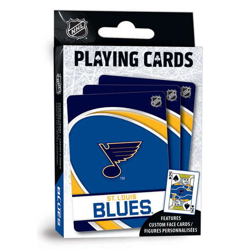 St. Louis Blues Playing Cards - 54 Card Deck - Premium Dice & Cards Sets - Just $6.99! Shop now at Retro Gaming of Denver