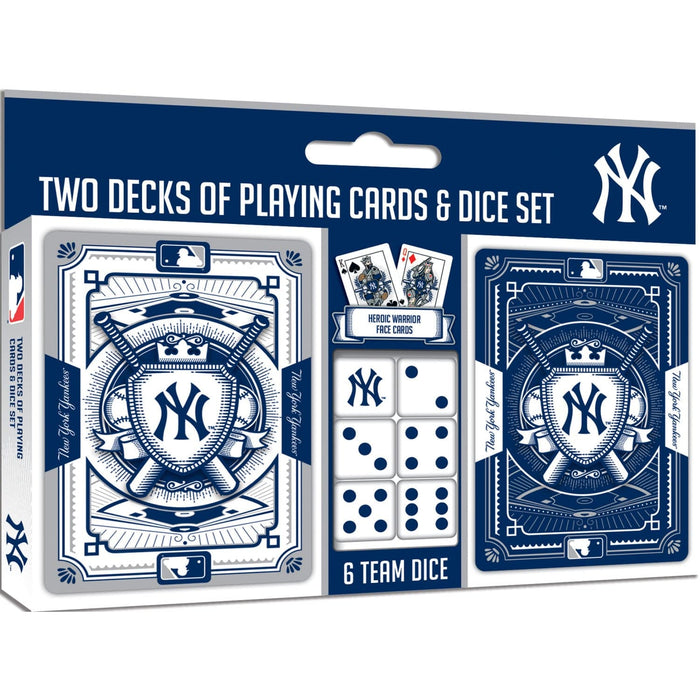 New York Yankees - 2-Pack Playing Cards & Dice Set - for just $19.99! 