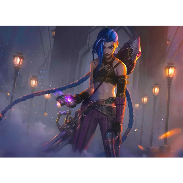 Arcane Jinx Cosplay Costume – LOL Season 2 Loli Outfit with Wig & Accessories - for just $74.95! 