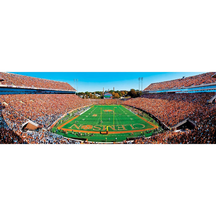 Clemson Tigers - 1000 Piece Panoramic Jigsaw Puzzle - End View - for just $19.99! 