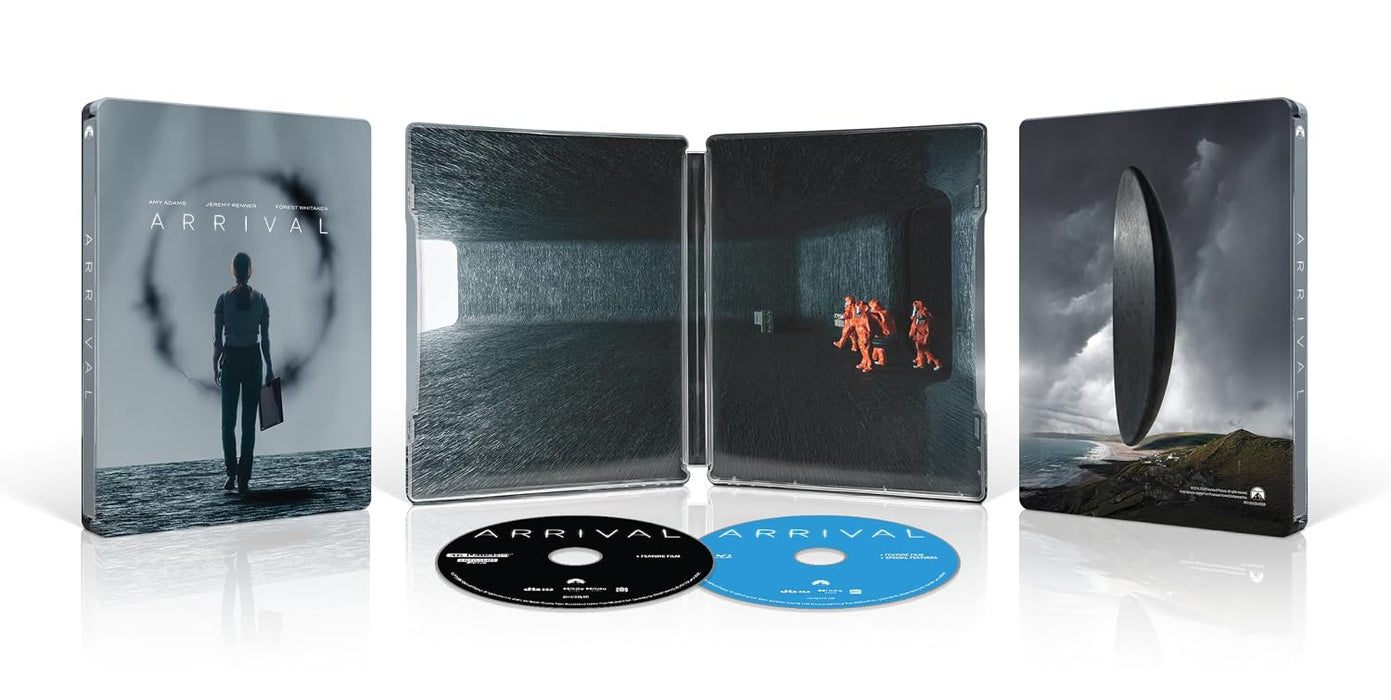 Arrival - Limited Edition Steelbook (4K Ultra HD + Blu-ray + Digital) - for just $43.99! 