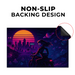 Vapor Wave Neon Inspired Decor Rug- 62x40 inches - for just $44.99! 
