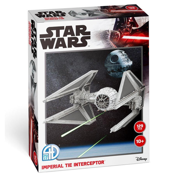 4D Model Kit: Star Wars - Imperial TIE Interceptor - Just $34.99! Shop now at Retro Gaming of Denver