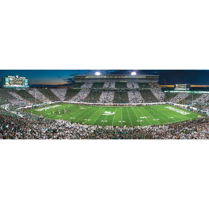 Michigan State Spartans - 1000 Piece Panoramic Jigsaw Puzzle - Just $19.99! Shop now at Retro Gaming of Denver