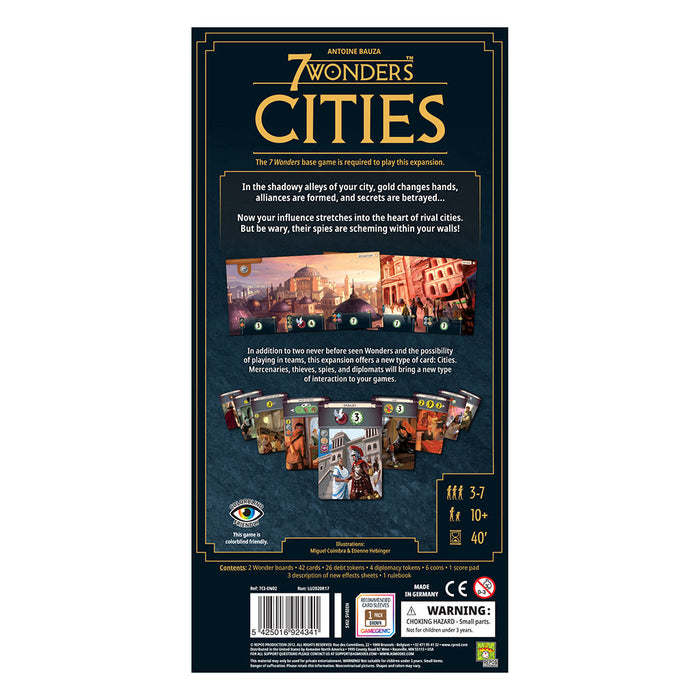 7 Wonders: Cities Expansion - Just $34.99! Shop now at Retro Gaming of Denver