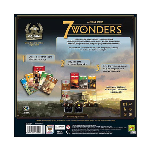 7 Wonders Game - Premium Board Game - Just $59.99! Shop now at Retro Gaming of Denver