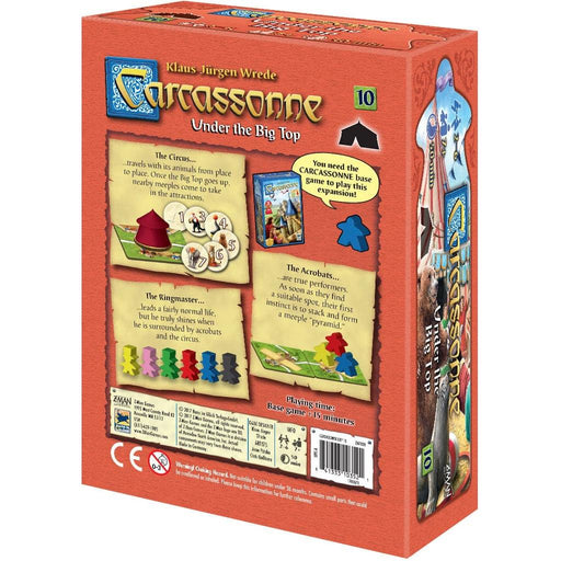 Carcassonne Expansion 10: Under the Big Top - Just $19.99! Shop now at Retro Gaming of Denver