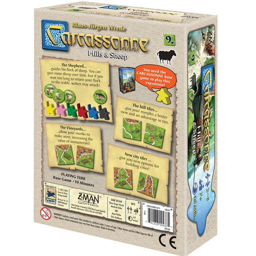 Carcassonne Expansion 9: Hills and Sheep - Just $19.99! Shop now at Retro Gaming of Denver