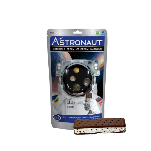 Astronaut Cookies & Cream Ice Cream Sandwich - Premium Sweets & Treats - Just $5.95! Shop now at Retro Gaming of Denver