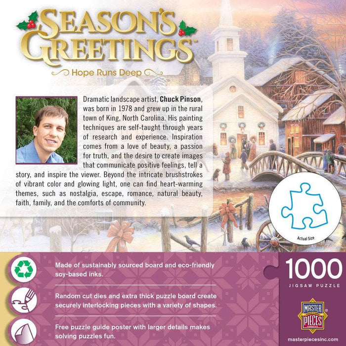 Season's Greetings - Hope Runs Deep 1000 Piece Jigsaw Puzzle - for just $16.99! 