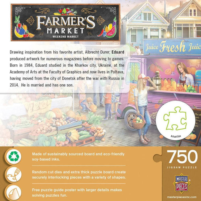 Farmer's Market - Weekend Market 750 Piece Jigsaw Puzzle - for just $14.99! 