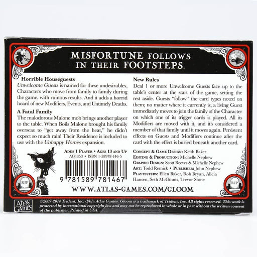 Gloom: Unwelcome Guests (2nd Edition) - for just $17.95! 