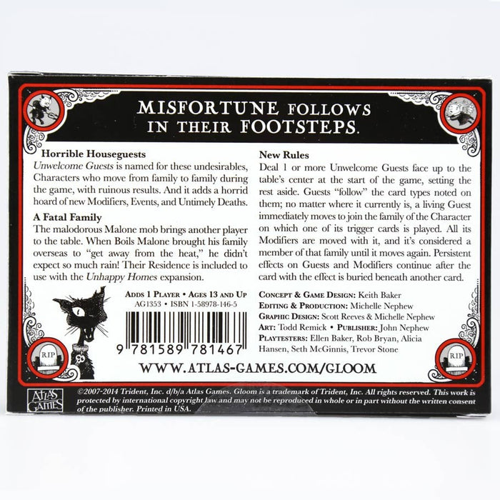 Gloom: Unwelcome Guests (2nd Edition) - for just $17.95! 
