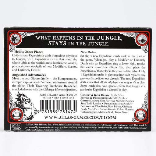 Gloom (2nd Edition): Unfortunate Expeditions - for just $17.95! 