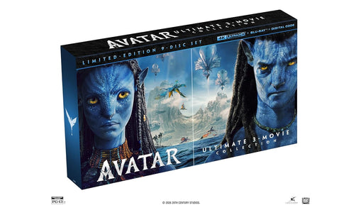 Avatar - 3 Movie Ultimate Collector's Edition (4K Ultra HD + Blu-ray + Digital) - for just $259.99! 