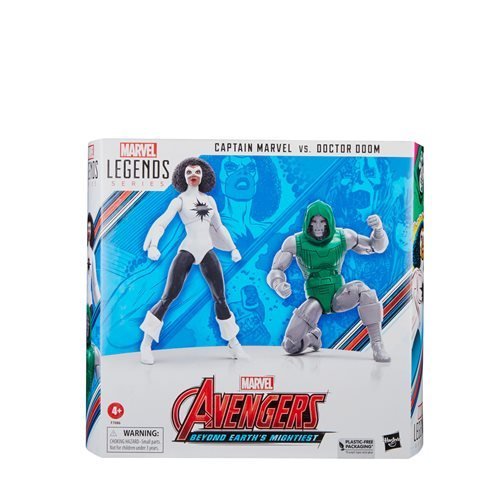 Avengers 60th Anniversary Marvel Legends Captain Marvel vs. Doctor Doom 6-Inch Action Figures - for just $57.67! 