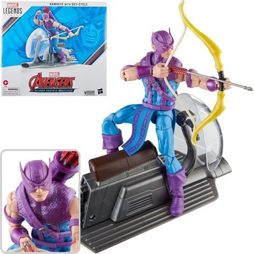 Avengers 60th Anniversary Marvel Legends Hawkeye with Sky-Cycle 6 Inch Action Figure - for just $54.67! 