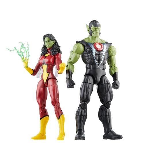 Avengers 60th Anniversary Marvel Legends Skrull Queen and Super-Skrull 6-Inch Action Figures - for just $61.67! 