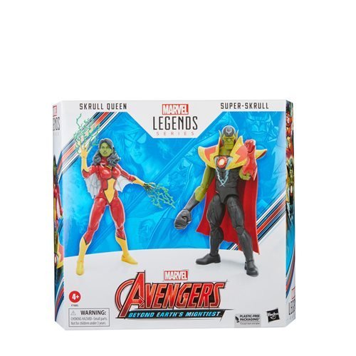 Avengers 60th Anniversary Marvel Legends Skrull Queen and Super-Skrull 6-Inch Action Figures - for just $61.67! 