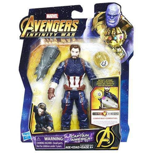 Avengers: Infinity War Captain America with Infinity Stone 6-Inch Action Figure - Just $13.90! Shop now at Retro Gaming of Denver