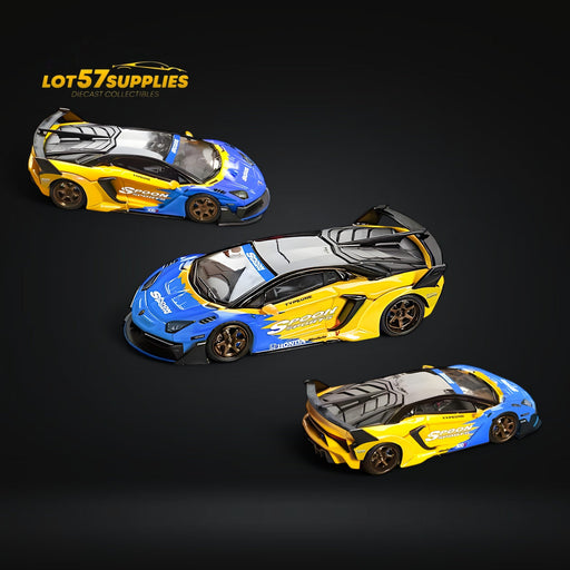 Star Model 1:64 Lamborghini Aventador LBWK LP700-4 GT EVO in Spoon Livery 1:64 - for just $34.99! 