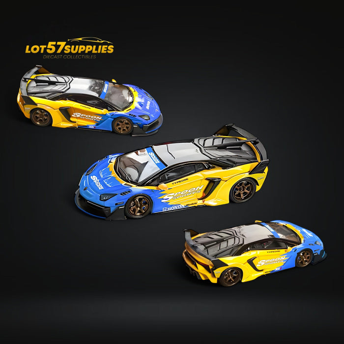 Star Model 1:64 Lamborghini Aventador LBWK LP700-4 GT EVO in Spoon Livery 1:64 - for just $34.99! 