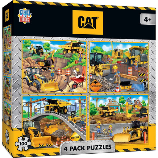 CAT 100 Piece Jigsaw Puzzles 4-Pack - for just $14.99! 