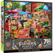 Farmer's Market - Town Square Booths 750 Piece Jigsaw Puzzle - Just $14.99! Shop now at Retro Gaming of Denver