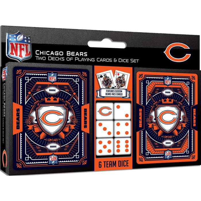 Chicago Bears - 2-Pack Playing Cards & Dice Set - for just $19.99! 