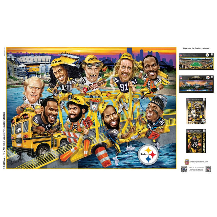 Pittsburgh Steelers - All-Time Greats 500 Piece Jigsaw Puzzle - for just $19.99! 