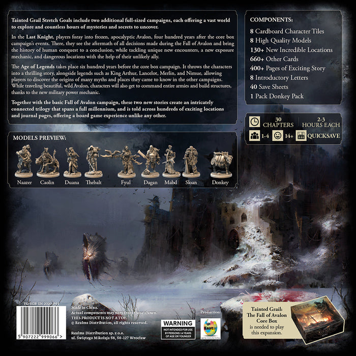 Tainted Grail - Stretch Goals - for just $109! 